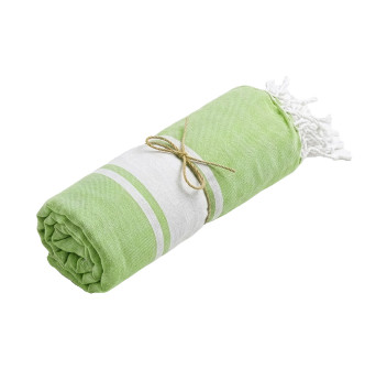 Telo mare in cotone riciclato da 150 g/m2 certificato GRS Gheddi
