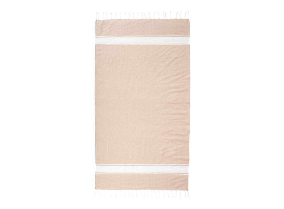 Telo mare in cotone riciclato da 150 g/m2 certificato GRS