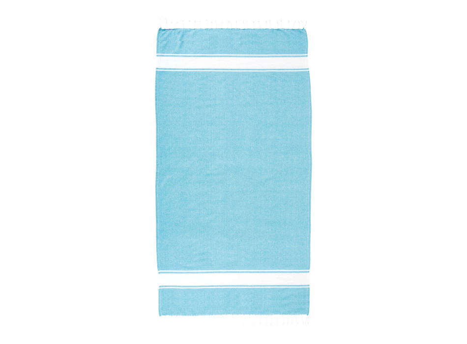 Telo mare in cotone riciclato da 150 g/m2 certificato GRS