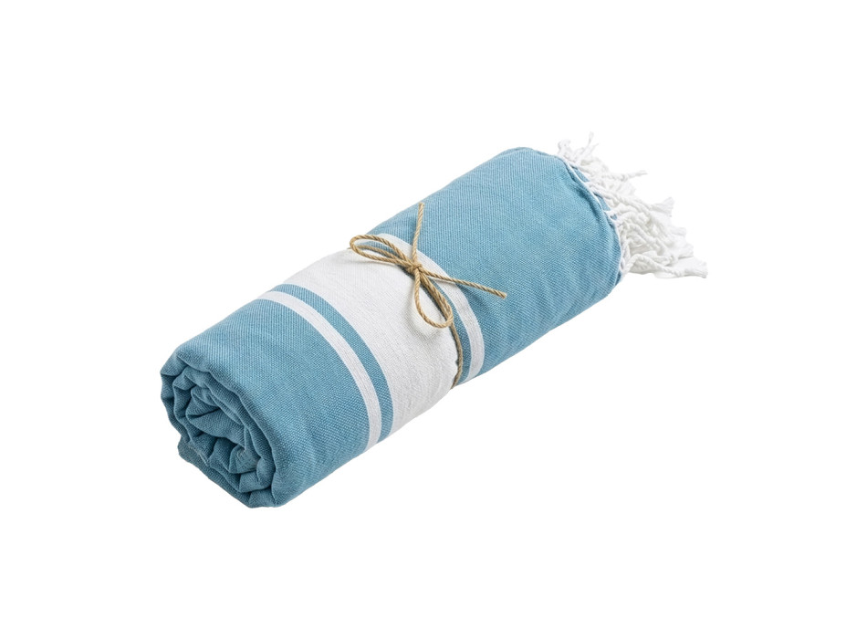 Telo mare in cotone riciclato da 150 g/m2 certificato GRS Gheddi