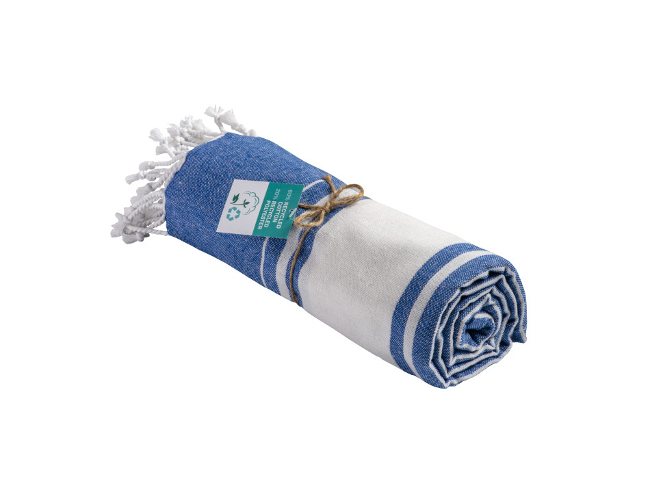 Telo mare/pareo in cotone riciclato 180 gr/m2