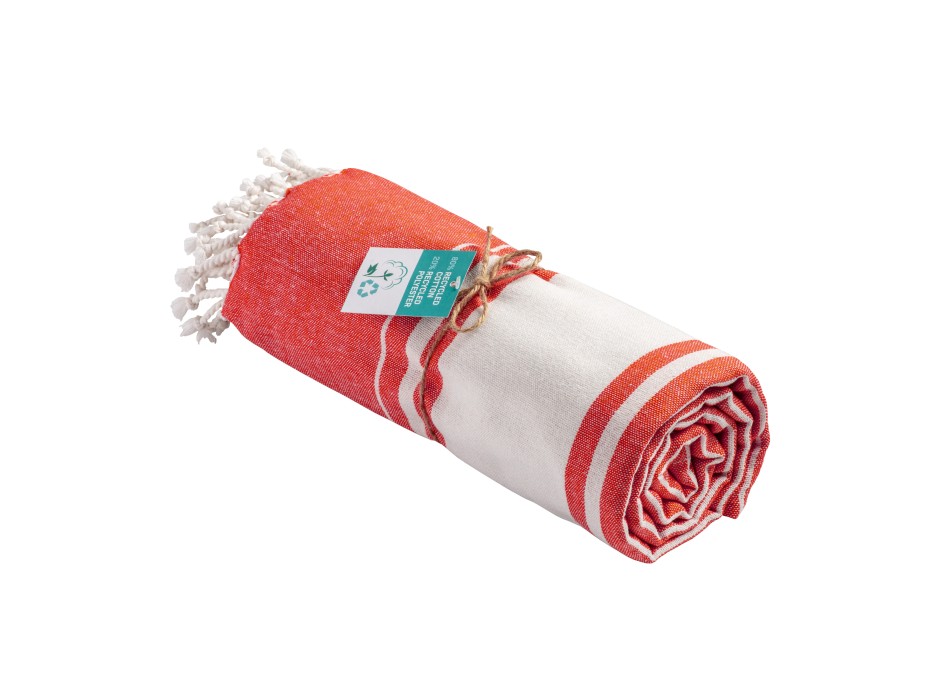 Telo mare/pareo in cotone riciclato 180 gr/m2