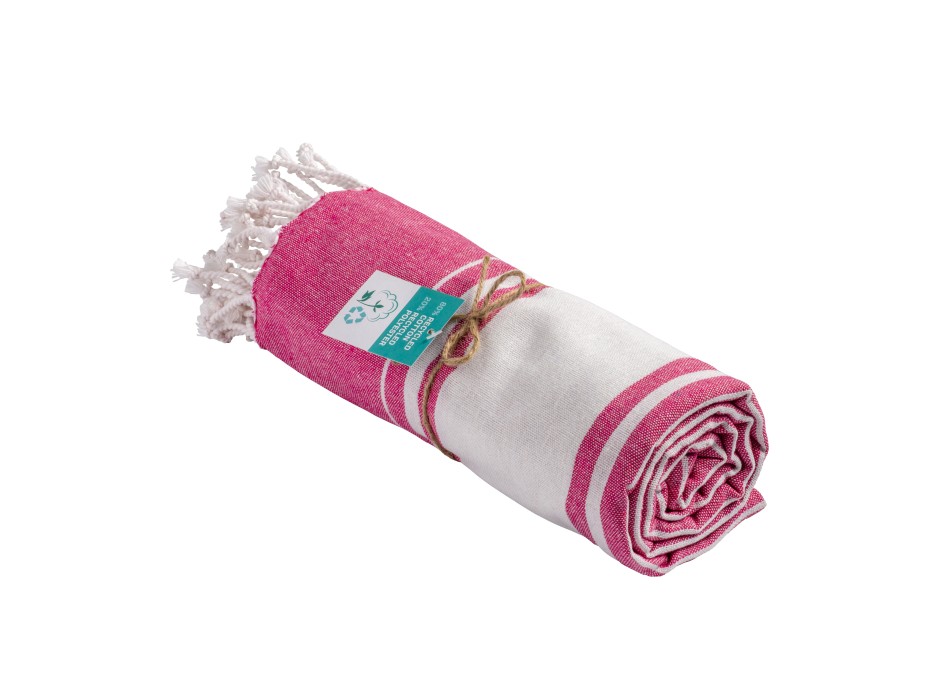 Telo mare/pareo in cotone riciclato 180 gr/m2
