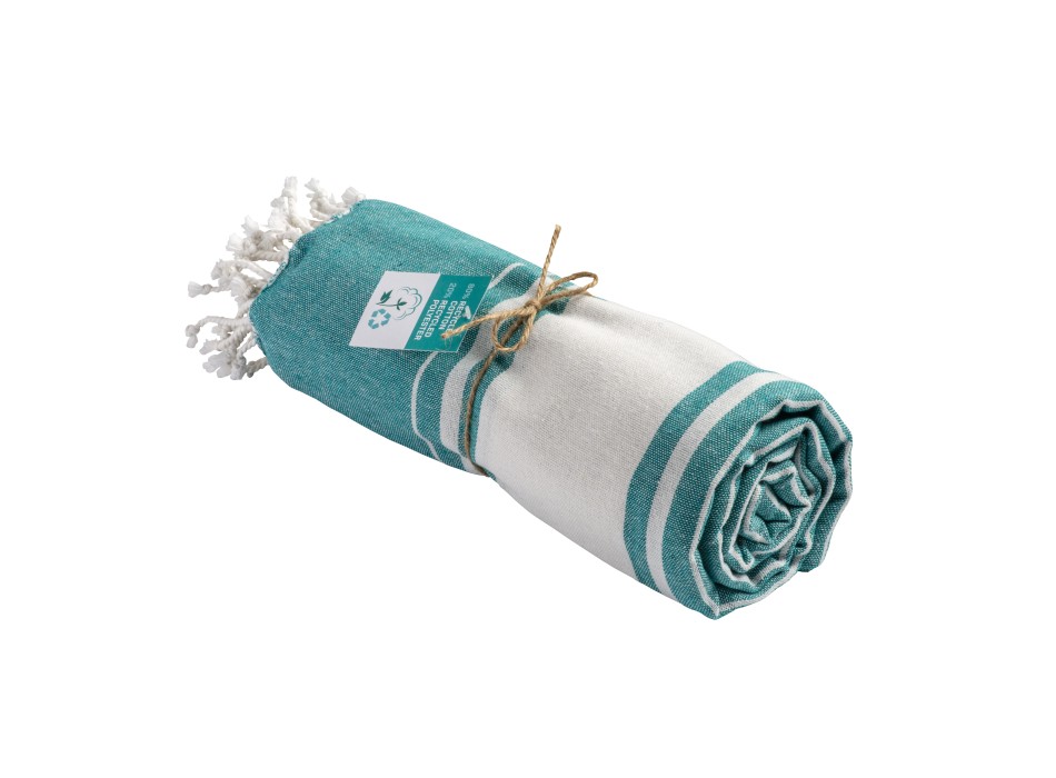 Telo mare/pareo in cotone riciclato 180 gr/m2