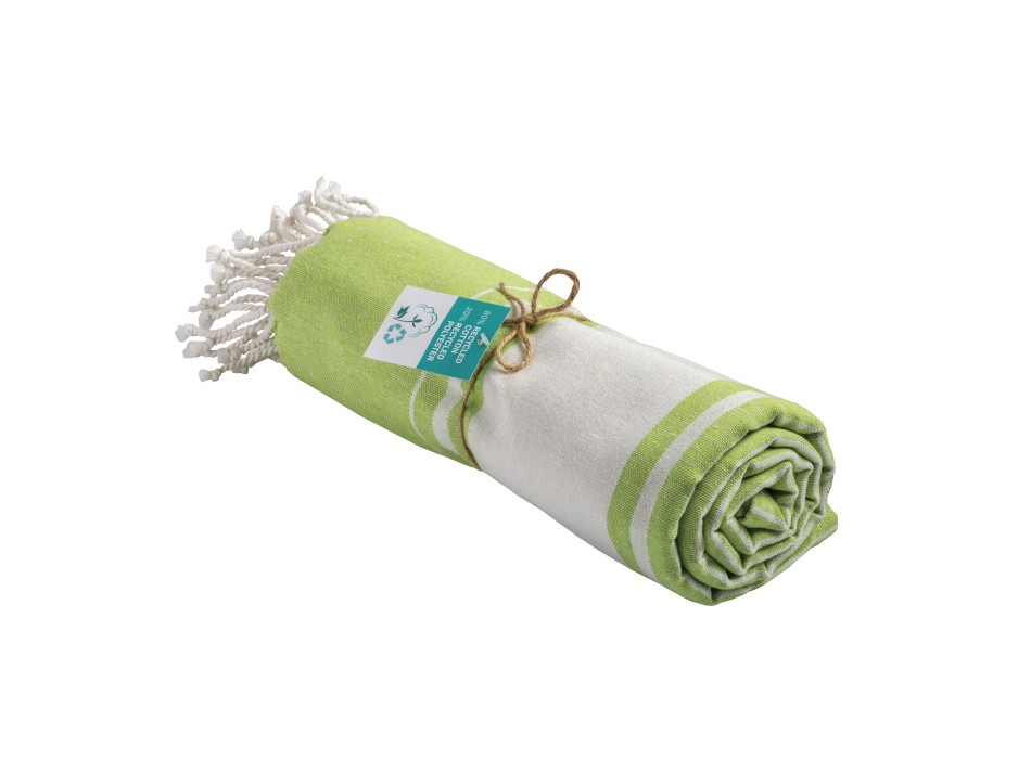 Telo mare/pareo in cotone riciclato 180 gr/m2