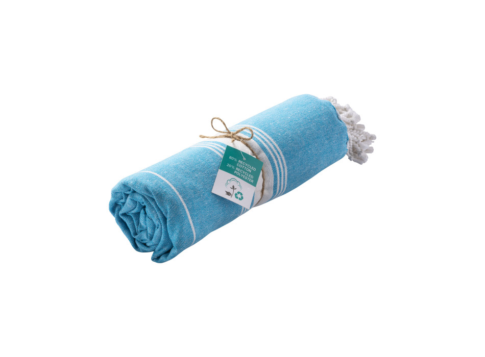 Telo mare/pareo  in cotone riciclato  da 180 gr/m2