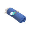 Telo mare/pareo  in cotone riciclato  da 180 gr/m2 con frange, misura 90x170 cm