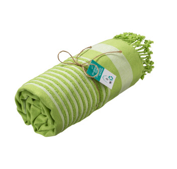 Telo mare/pareo  in cotone riciclato stile futa da 350 gr/m2