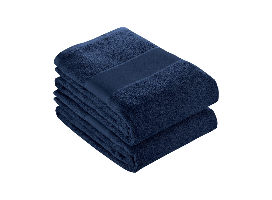 Telo spugna in cotone con banda 8 cm (80x150cm)