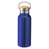 Thermos in acciaio inossidabile (500 ml) con doppia parete isolante e tappo in bambù Gheddi