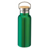 Thermos in acciaio inossidabile (500 ml) con doppia parete isolante e tappo in bambù Gheddi