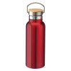 Thermos in acciaio inossidabile (500 ml) con doppia parete isolante e tappo in bambù Gheddi