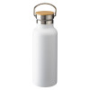 Thermos in acciaio inossidabile (500 ml) con doppia parete isolante e tappo in bambù Gheddi