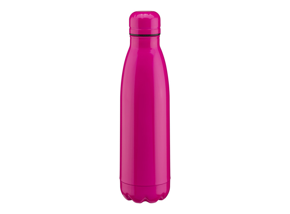 Thermos in acciaio inossidabile capacità 500 ml con doppia parete isolante. Colori fluo