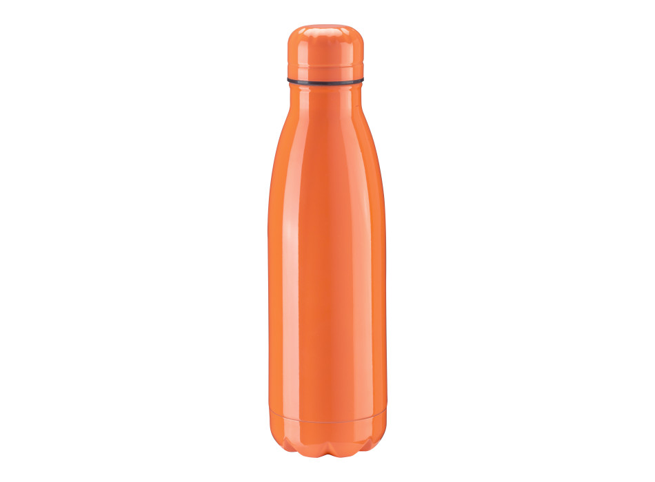 Thermos in acciaio inossidabile capacità 500 ml con doppia parete isolante. Colori fluo