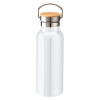 Thermos in acciaio inossidabile  con doppia parete isolante con tappo in bambú Gheddi