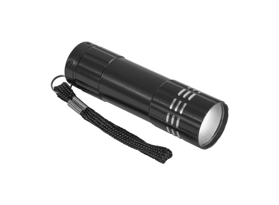 Torcia tascabile a LED COB (Chip On Board) in allumino con cordino (batterie NON incluse) Gheddi