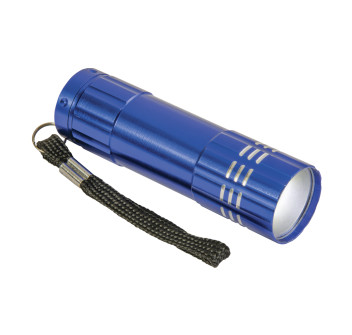 Torcia tascabile a LED COB (Chip On Board) in allumino con cordino (batterie NON incluse) Gheddi