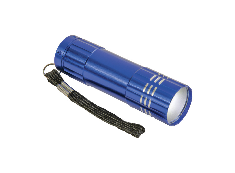 Torcia tascabile a LED COB (Chip On Board) in allumino con cordino (batterie NON incluse) Gheddi