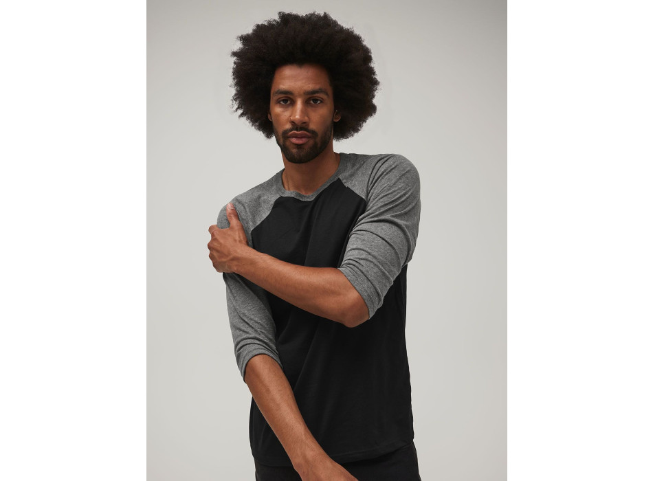 Unisex 3/4 Sleeve Baseball Tee