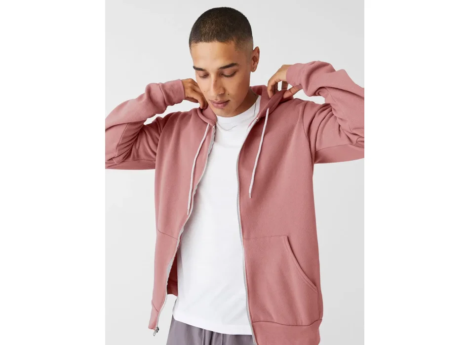 Unisex Sponge Fleece Full-Zip Hoodie Gheddi