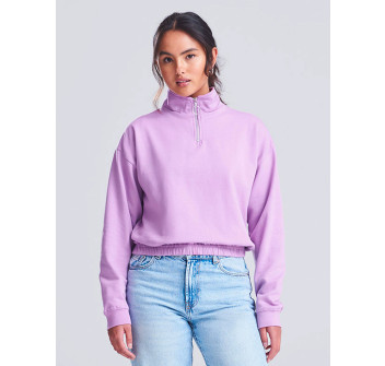 Women's Cropped ½ Zip Sweat Gheddi