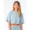 Women's heavyweight washed cropped tee Gheddi