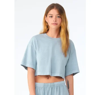 Women's heavyweight washed cropped tee Gheddi