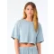 T-Shirt Crop Top Heavyweight Woman