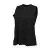Women's High Neck Slash Armhole Vest Gheddi