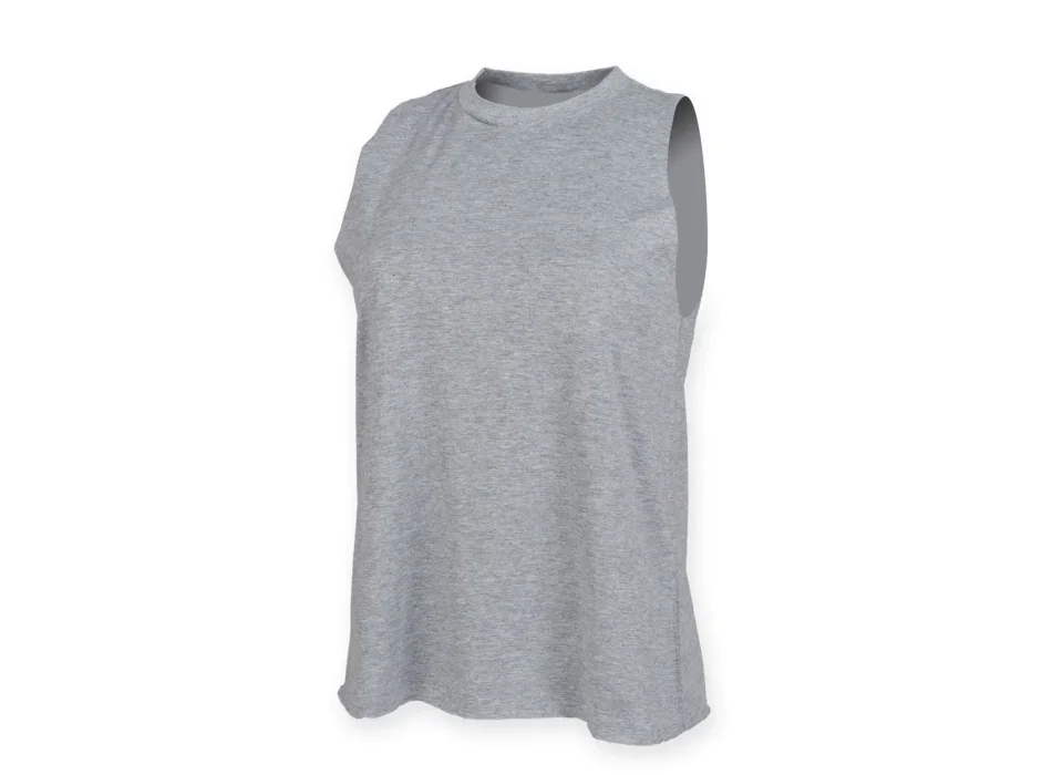 Women's High Neck Slash Armhole Vest Gheddi