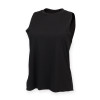 Women's High Neck Slash Armhole Vest