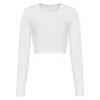 Women's Long Sleeved Cropped T Gheddi