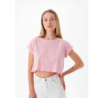 Women's Organic Crop Top T Gheddi