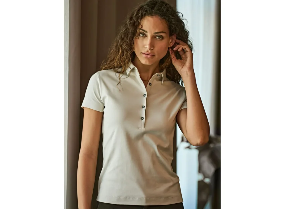 Women's Pima Cotton Polo Gheddi