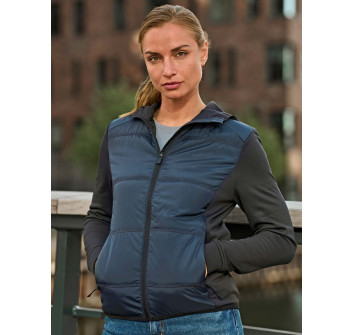 Womens' Hybrid-Stretch Hooded Jacket Gheddi