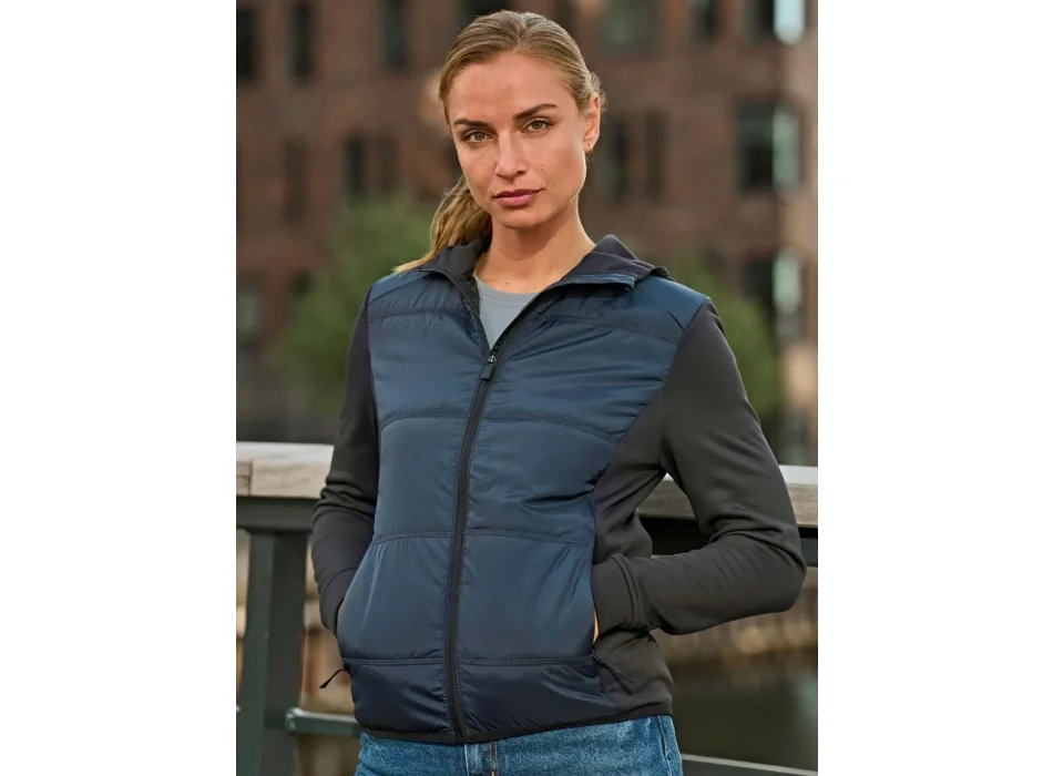 Womens' Hybrid-Stretch Hooded Jacket Gheddi