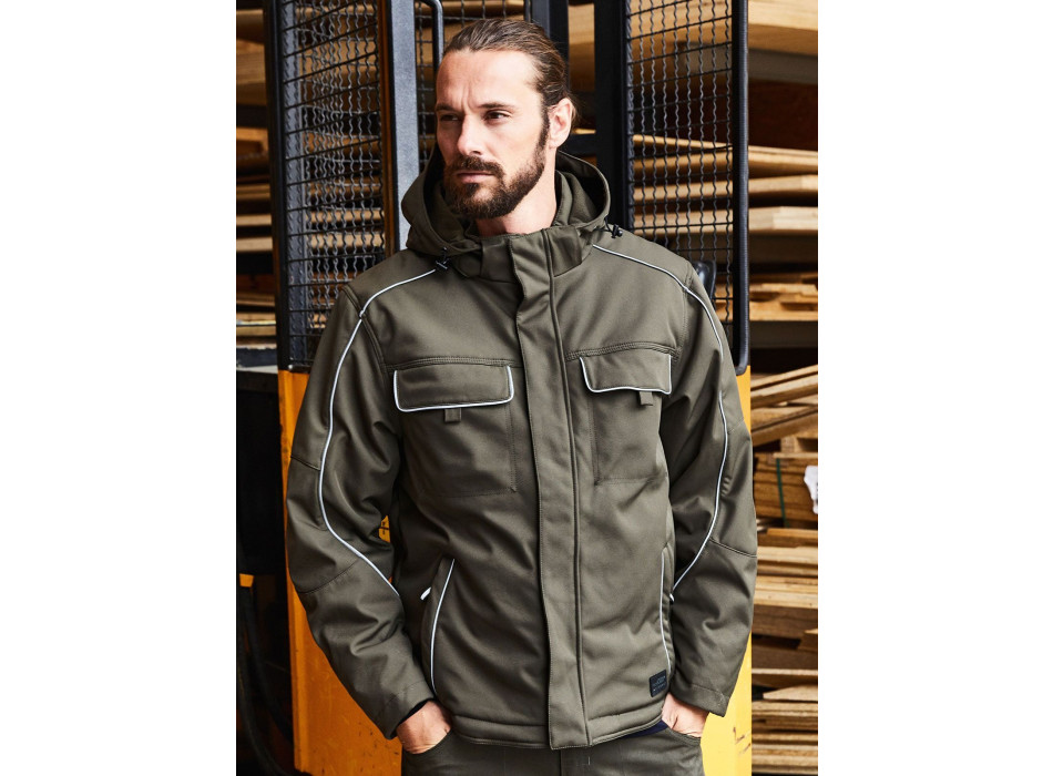 Workwear Softshell Padded Jacket - Solid Gheddi