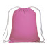 Zainetto in cotone 135 g/m2 con chiusura a strozzo