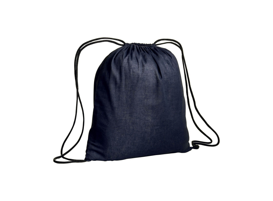 Zainetto in cotone 95 g/m2 con chiusura a strozzoZainetto in cotone con angoli rinforzati