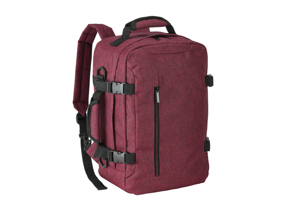 Zaino da viaggio cabin size con porta pc (15) in poliestere 900D melange Gheddi