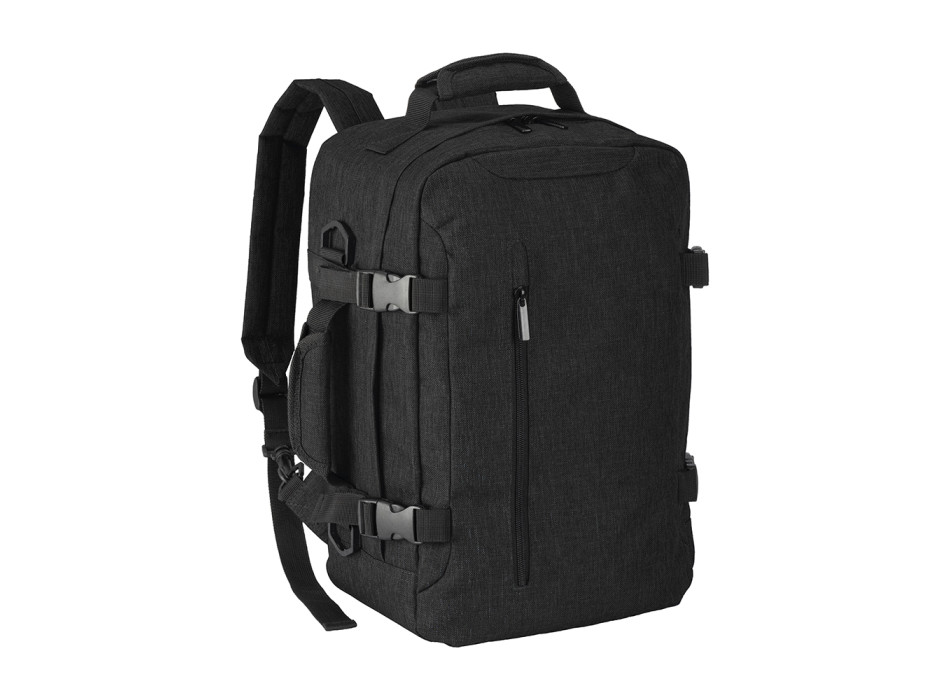 Zaino da viaggio cabin size con porta pc (15) in poliestere 900D melange Gheddi