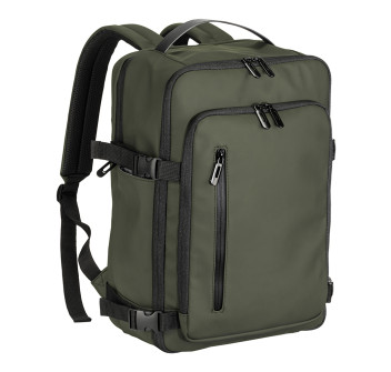 Zaino da viaggio cabin size con porta pc (15) in soft PU water resistant Gheddi