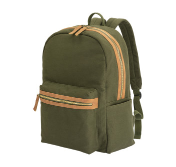 Zaino in canvas riciclato con compartimento imbottittito per notebook Gheddi