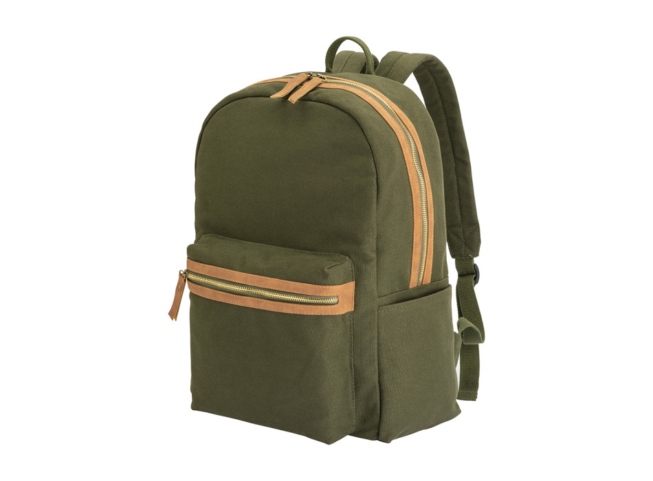 Zaino in canvas riciclato con compartimento imbottittito per notebook Gheddi