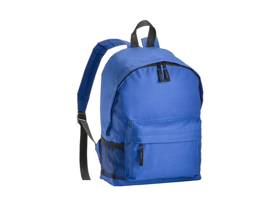 Zaino in poliestere 600D con 3 tasche, di cui una laterale retinata