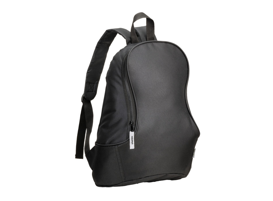 Zaino in poliestere riciclato R-PET con spallacci imbottiti regolabili