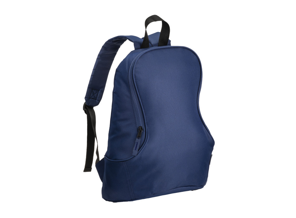 Zaino in poliestere riciclato R-PET con spallacci imbottiti regolabili