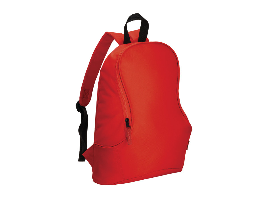 Zaino in poliestere riciclato R-PET con spallacci imbottiti regolabili