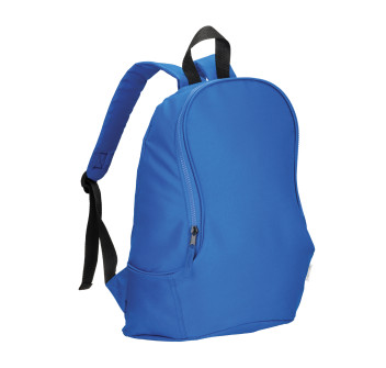 Zaino in poliestere riciclato R-PET con spallacci imbottiti regolabili